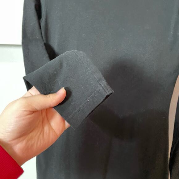 Aritzia TNA Stretch Long Sleeve Bodycon Long Sleeve Mini Dress SZ Medium EUC - Picture 3 of 8